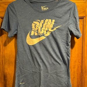 Nike Run Logo Dri Fit Tee